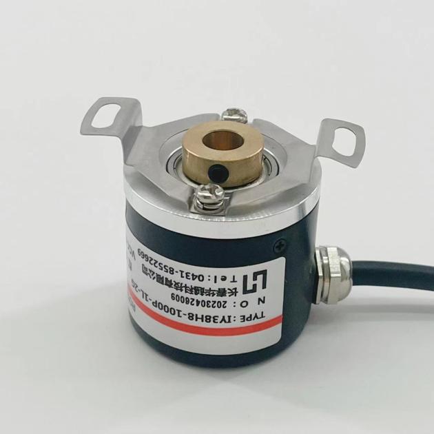 IY38H8 Blind Shaft Encoder 10-5000ppr 38mm Shaft Hole 8mm Embroidery Machine Encoder