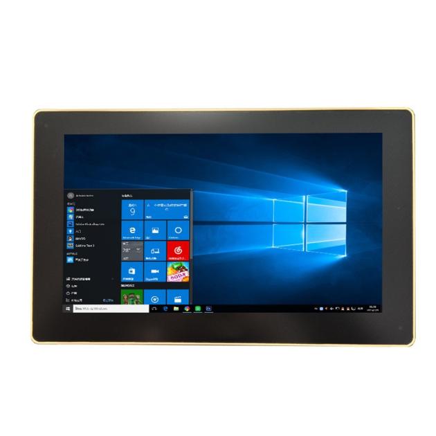 15.6-inch capacitive touch screen display, bright yellow, industrial control anti-seismic display pa