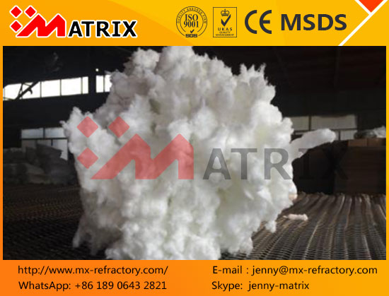 1050C Ceramic Fiber Bulk Wool for Blanket Temperature of Refractory Services and Furnace Lining