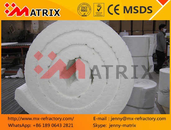 1260C ceramic fiber blanket 50mm 128kg/m3