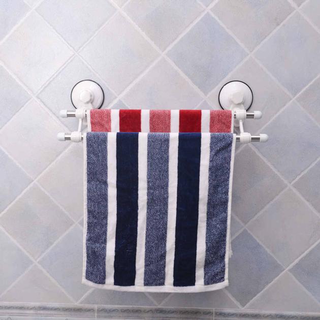 Bathroom Suction Cup Towel Rack Stainless
