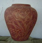 Ceramic Vase Acanthus Texture