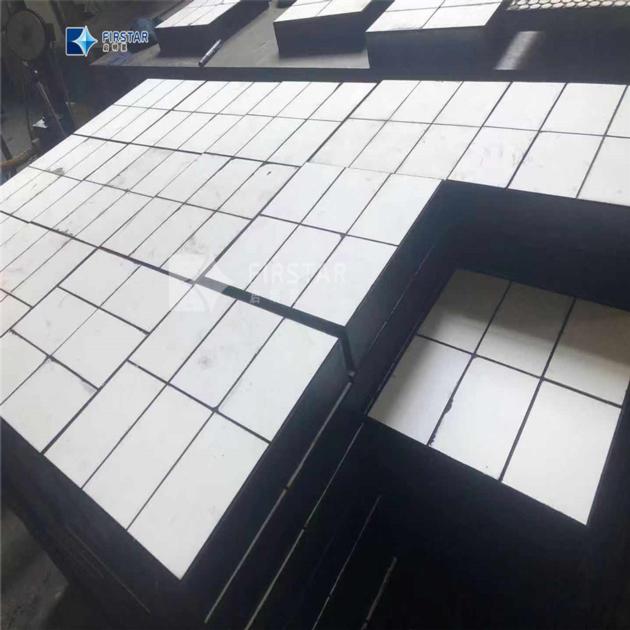 Chute Rubber Ceramic Wear Liner Plate in Coal Industry