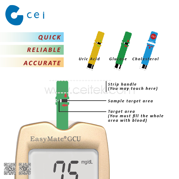 Newest Bluetooth Multifunction Blood Glucose Cholesterol