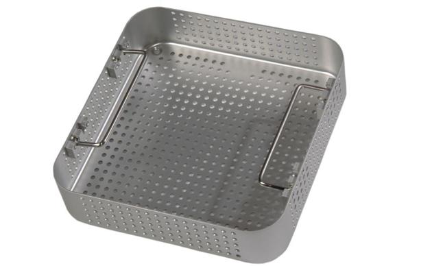 Sheet Metal Basket Half Size - Ceylan Sterile Container Systems