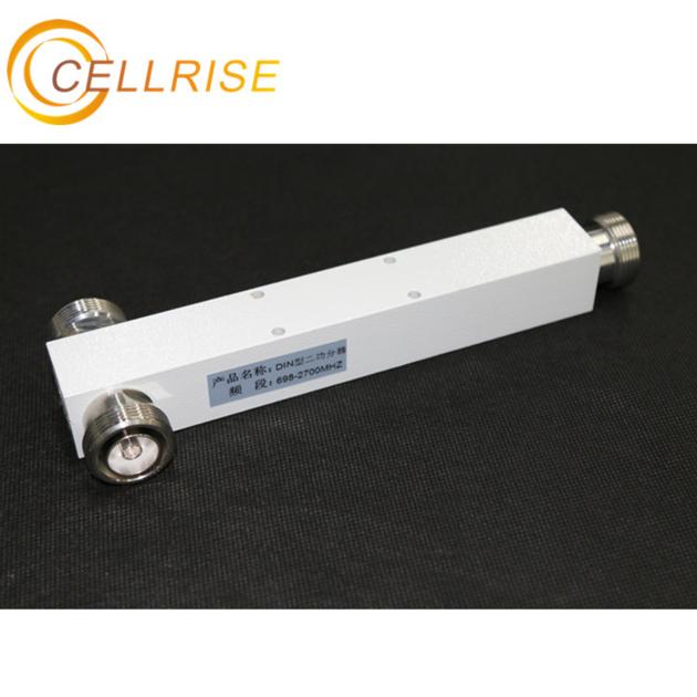 Din type Low Pim -160 dBc 698-2700MHz high power power divider rf 2 way power splitter