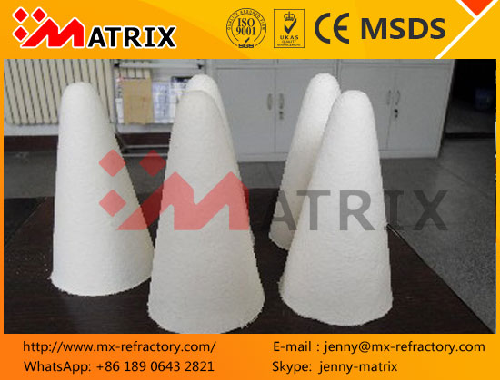 Vacuum Shaped Ceramic Fiber pipe for High Temperature Ceramics