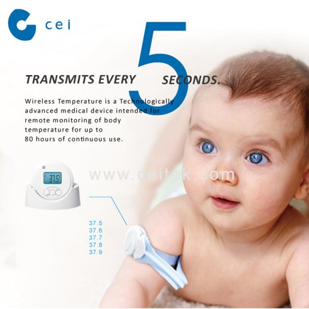 2018 Mini Wireless Temperature Sensor Baby