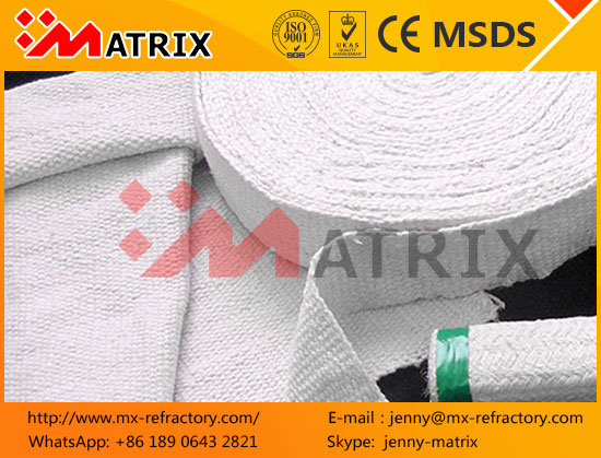 Iron Reinforced Ceramic Fiber Tape No asbestos tape for refractory services