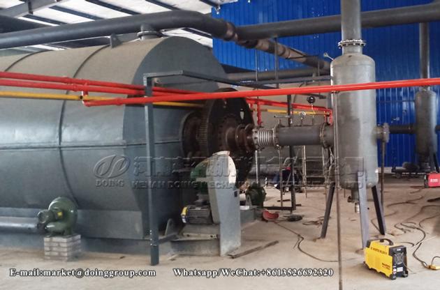 Scrap Tyre Pyrolysis To Oil Machine
