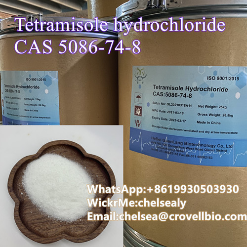 Tetramisole hydrochloride manufacturer CAS 5086-74-8. WhatsApp: +8619930503930
