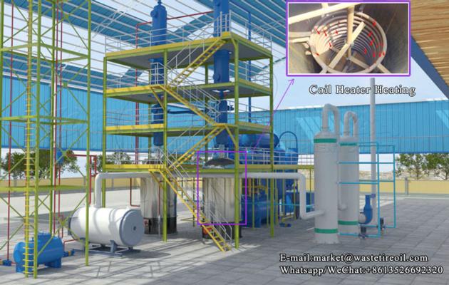 5T Waste Oil Distillation Plant Newly