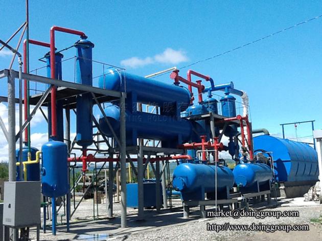 Long Term Scrap Tyre Pyrolysis To