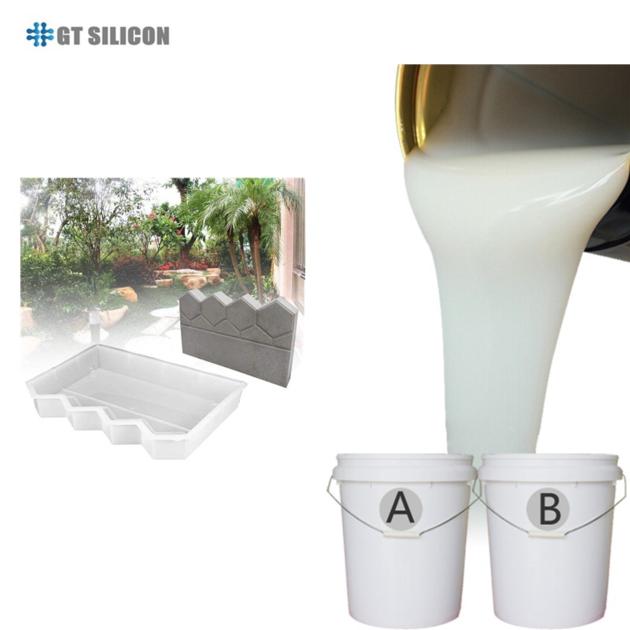 RTV-2 Condensation Silicone Rubber Silicon Molds For Stamp Concrete Casting