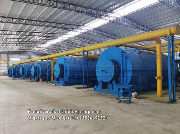 2020 new design tire recycling pyrolysis plant