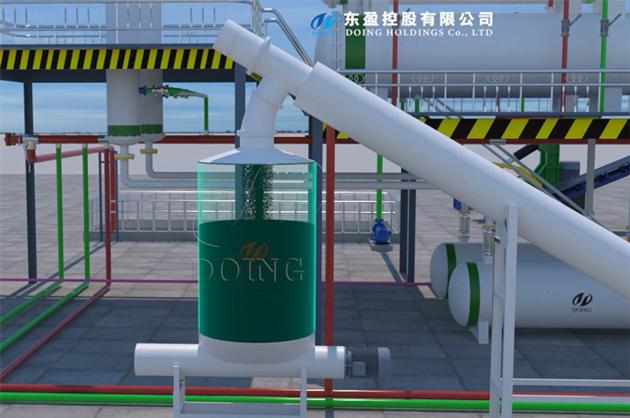 Continuous Automatic Waste Tyre Pyrolysis Machine