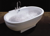 door-opening bathtub