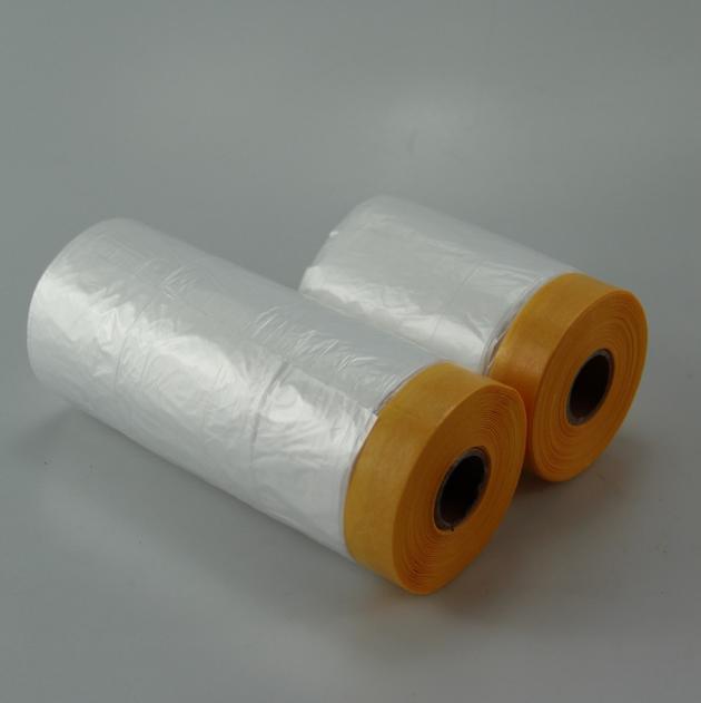 Pre Taped Masking Film With Japanese