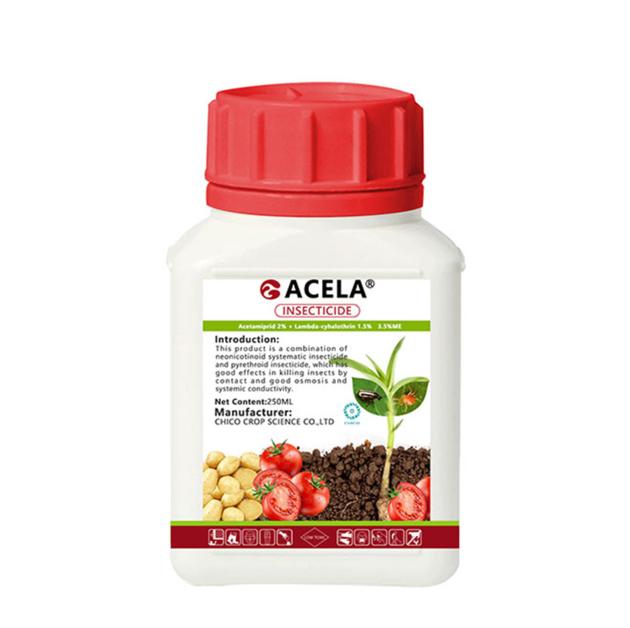 ACELA¬ Acetamiprid 2%+Lambda-cyhalothrin 1.5% 3.5%ME Insecticide