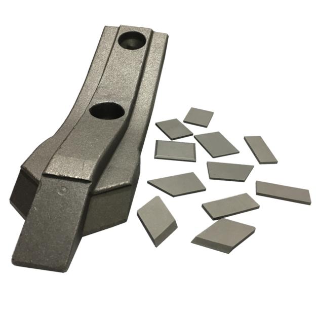 Tungsten Carbide Brazed Tips Agricultural Parts