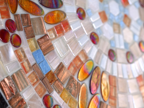 Hot Melt Glass Mosaic