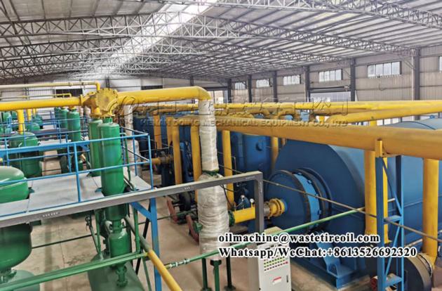 Full Automatic Tire Pyrolysis Oil Recycling