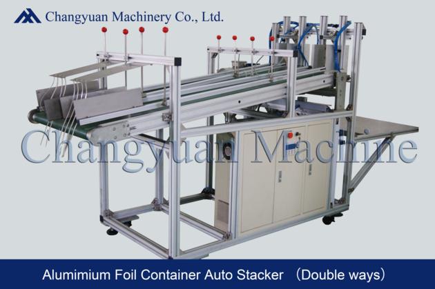 Aluminium Foil Container double ways automatic stacker