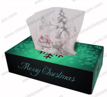 custom printed box facial tissue