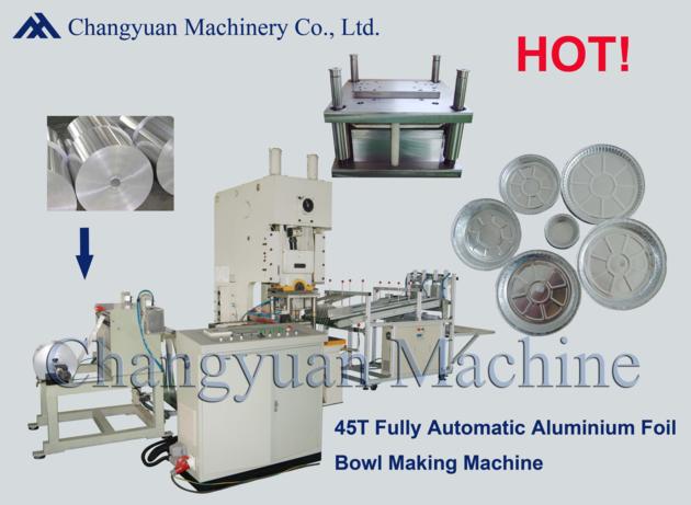 Disposable Aluminum foil box making machine