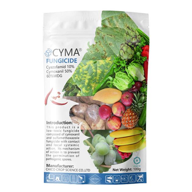 CYMA¬ Cyazofamid 10%+Cymoxanil 50% 60% WDG Fungicide