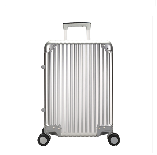 smart plastic trolley suitcase