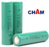 18650 rechargeable cylindrical Li-in battery 3.7V 2000mAh