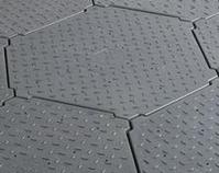Hexagonal interlocking tile  