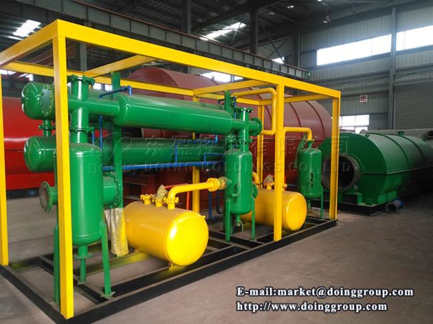 Small machine capacity of 500kg Mobile Waste recycling small scale capacity pyrolysis equipment