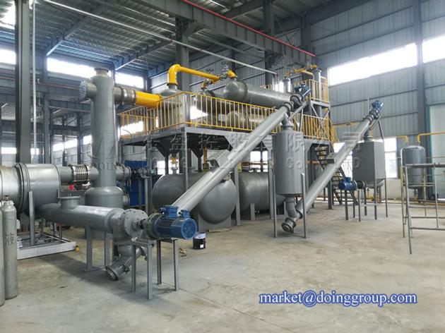 Automatic Tire Recycling Pyrolysis Plant To
