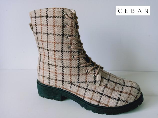 Fabric upper casual classic injection boots