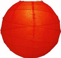 Red 18 Inch Round Premium Paper Lantern