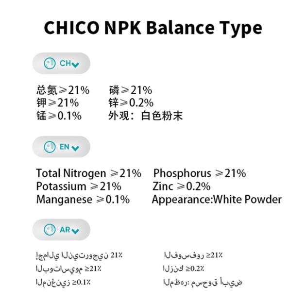 CHICO NPK¬ Balance Water-soluble Compound Fertilizer