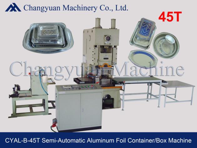 Semi Automatic Aluminum Foil Container Production line