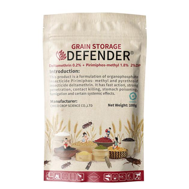 DEFENDER¬ Deltamethrin 0.2%+Pirimiphos-methyl 1.8% 2% DP Insecticide