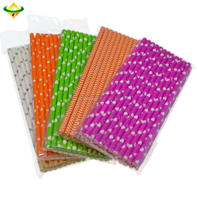 Pointed And Flexible Paper Drinking Straws
