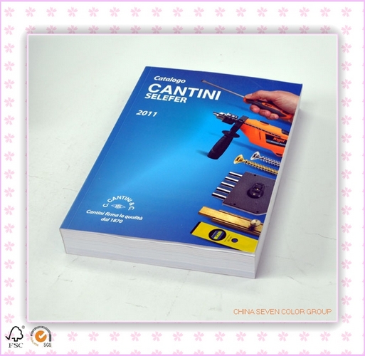 High quality Customized softcover book printing in China