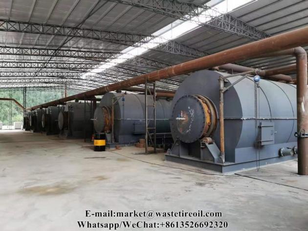 Full Automatic Tire Pyrolysis Oil Recycling