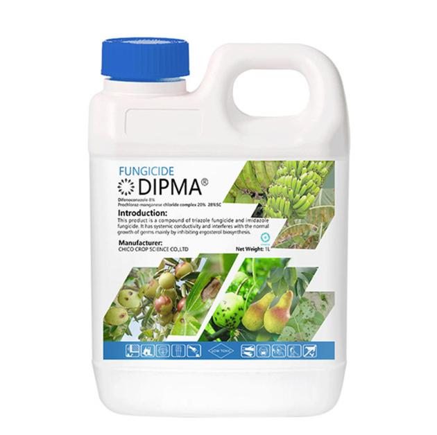 DIPMA¬ Difenoconazole 8%+Prochloraz-manganese Chloride Complex 20% 28% SC Fungicide