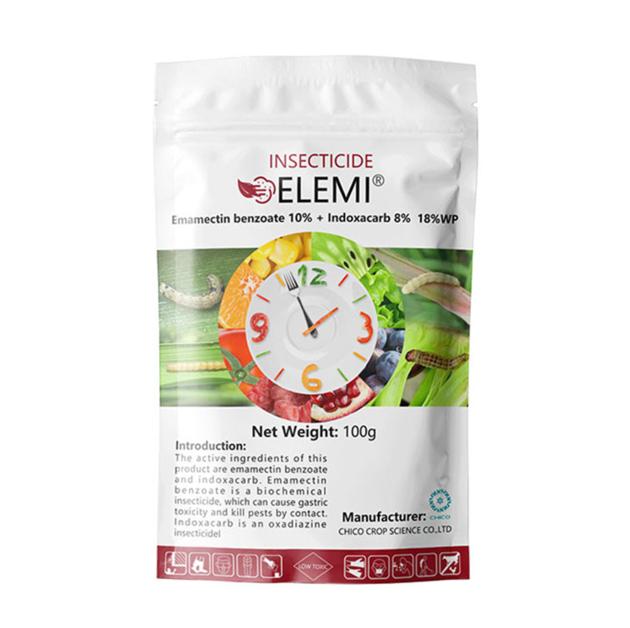 ELEMI¬ Emamectin Benzoate 10%+Indoxacarb 8% 18%WP Insecticide