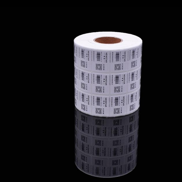 Direct thermal shipping label 60 x 20mm compatible barcode packing thermal transfer label of ASY