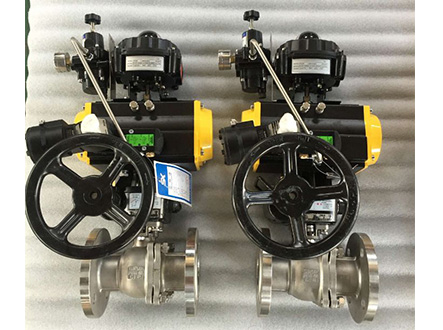 Pneumatic Ball Valve, Pneumatic Flanged Ball Valve