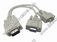 VGA Male to 2 Female Y Splitter Cable