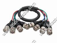 4 BNC To 4 BNC RGB High Resolution Video Cable