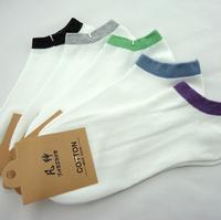 Wholesale Men's Colorful Edge Cotton Socks